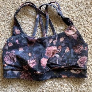 lululemon floral sports bra